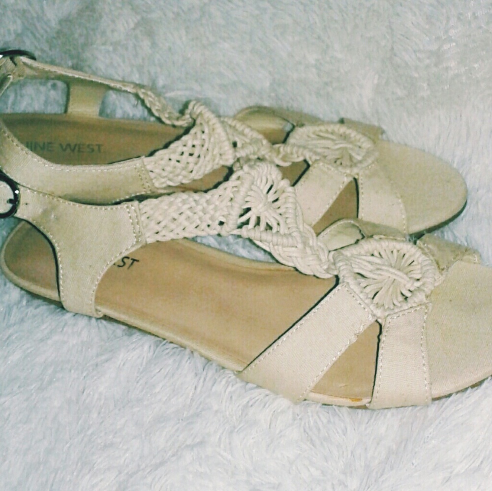 Nine West Crochet Sandals